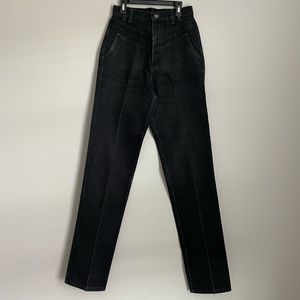 Vintage Rockies Women Black Jeans. Straight leg, high waist size 8